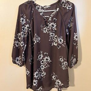 Maurices Floral Blouse